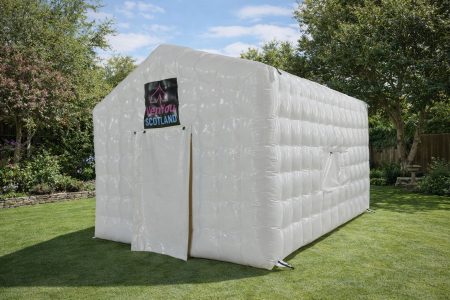 White VenYou inflatable party tent set up on a lawn